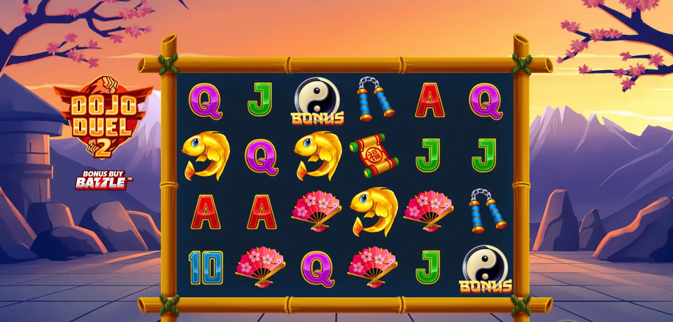 Dojo Duel 2 Symbols and Payouts